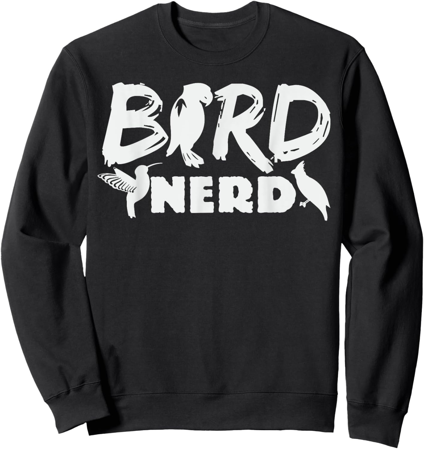 Bird Nerd Biologist Birds Zoology Ornithology Sweatshirt - Sweatshirt | Black