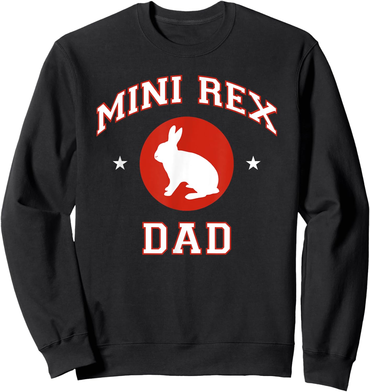 Mini Rex Rabbit Dad Sweatshirt - Sweatshirt | Black