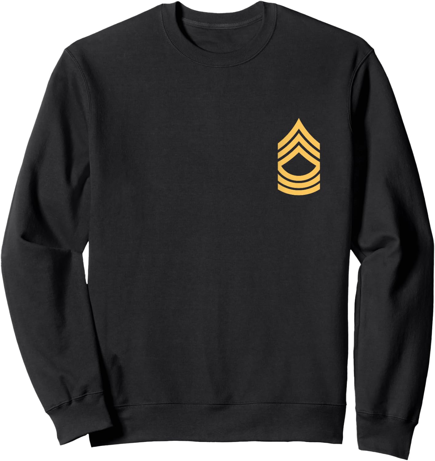 Promotion Army Sgt, Master Sergeant E 8 Rank Insignia. NCOs Sweatshirt - Sweatshirt | Black