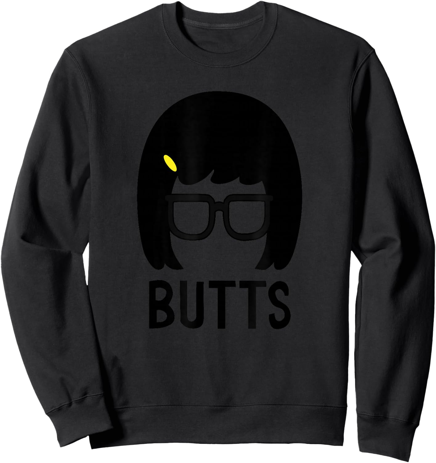 Bob's Burgers Tina Belcher Butts Sweatshirt - Sweatshirt | Black