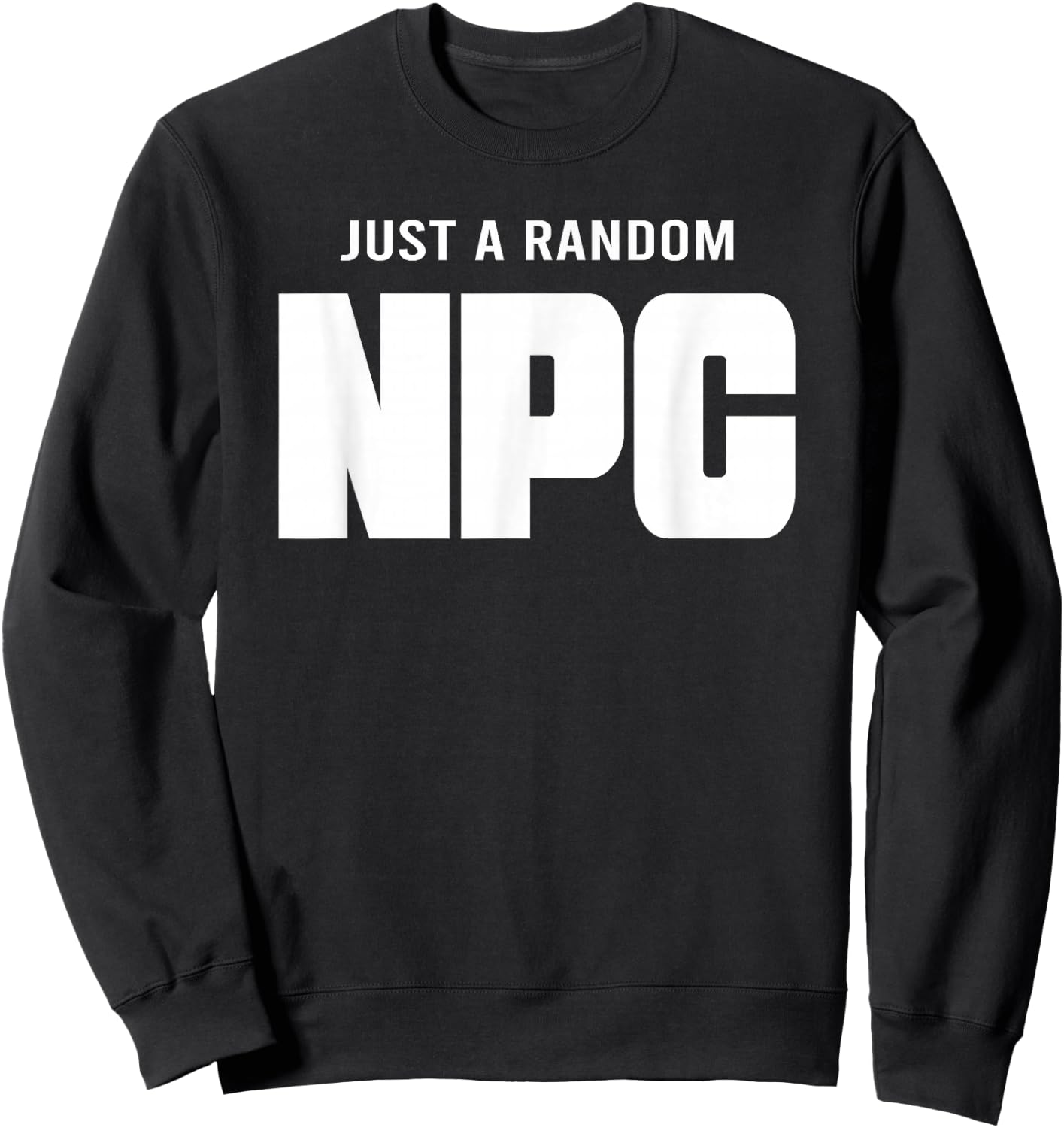 NPC Board Games Role Playing LARP RPG Sweatshirt - Sweatshirt | Black