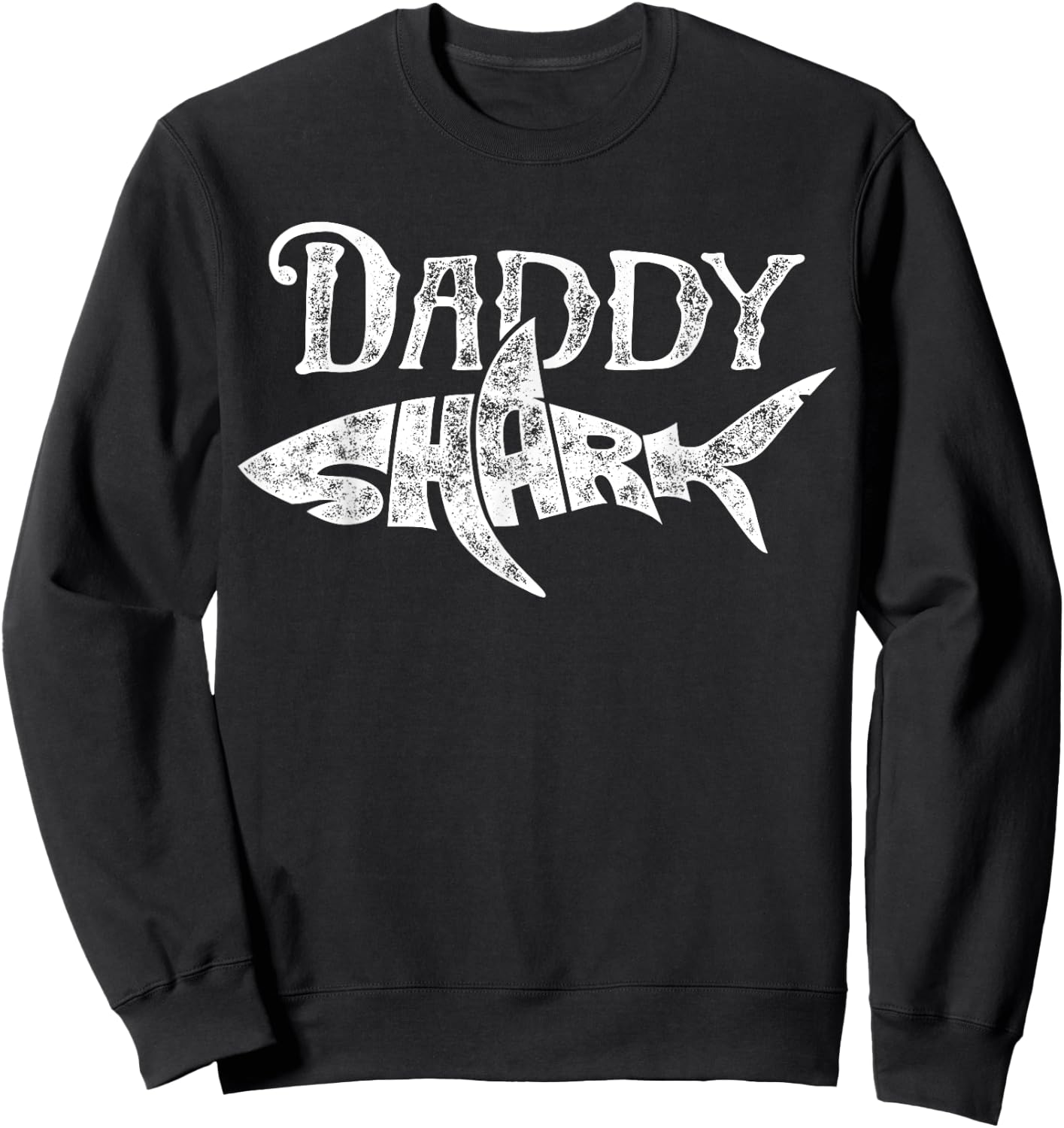 Jawsome Shark Co Daddy Shark T Shirt - Funny Family Matching Gift Fathers Day, Summer, Diving, Beach - Black, Small Sweatshirt - Sweatshirt | Black