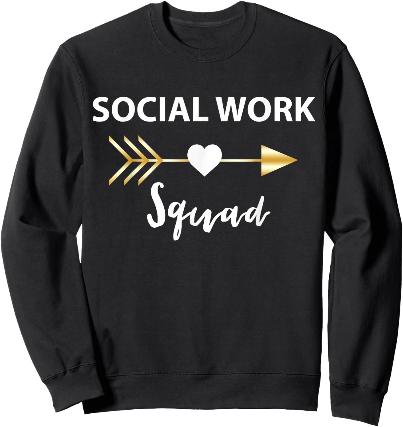Social Work Squad T Shirt Sweatshirt - Sweatshirt | Black