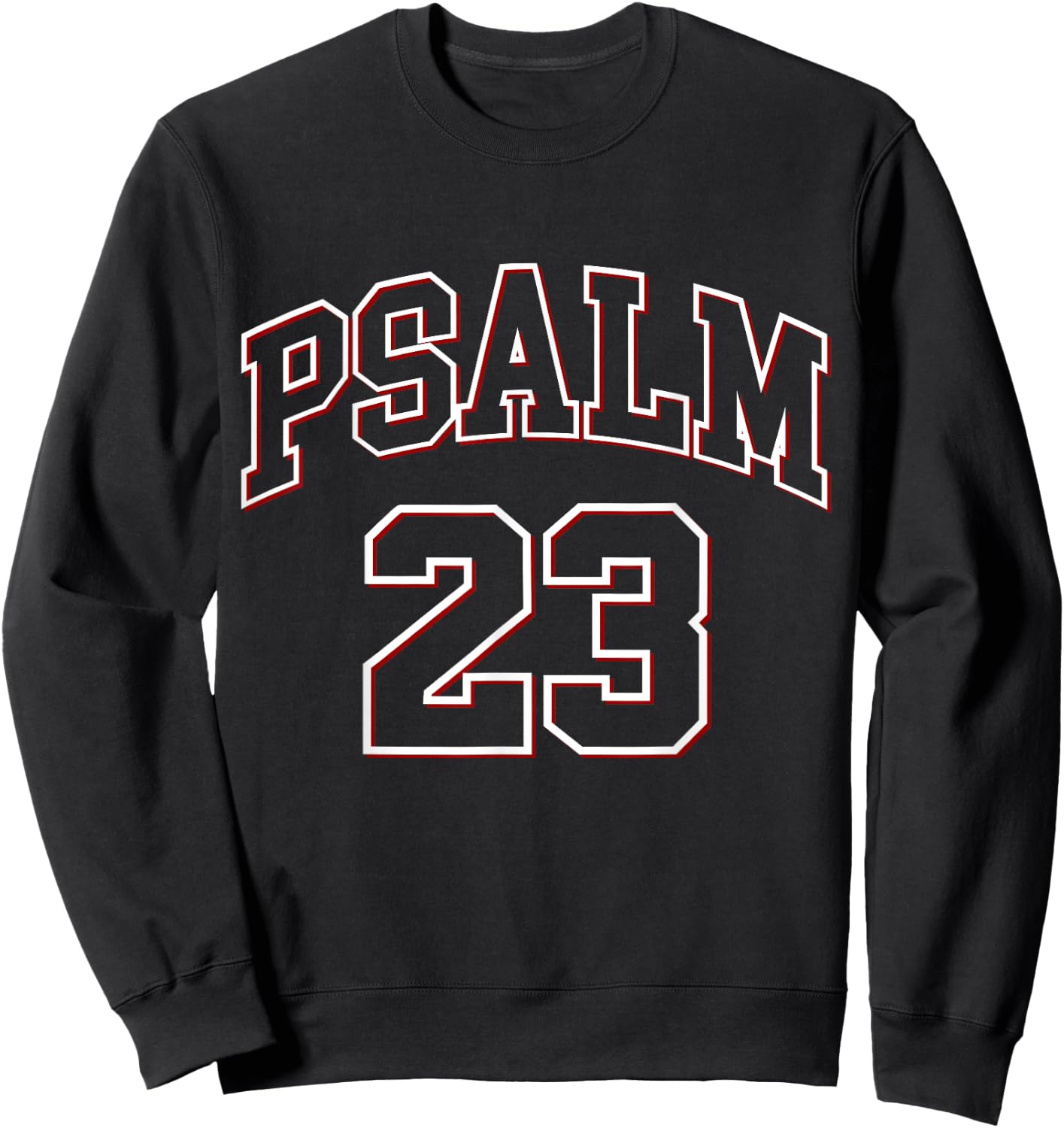 Psalm 23 shirt, Retro Sneakerhead, Christian Bible, Jesus Sweatshirt - Sweatshirt | Black