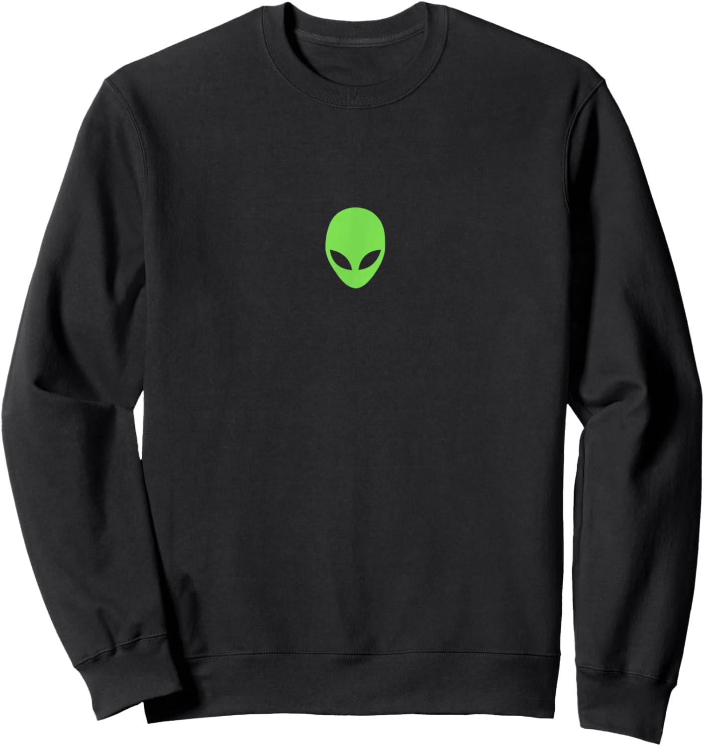 Alien Aesthetic y2k Space Area 51 Pastel Goth Trendy UFO Sweatshirt - Sweatshirt | Black