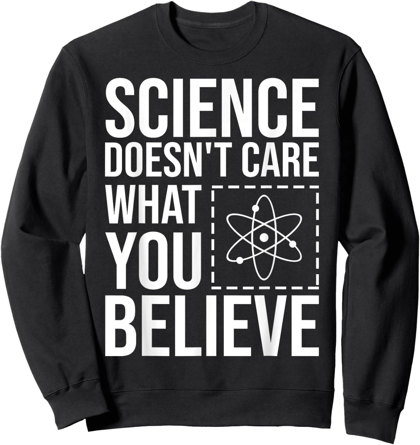 Funny Science Design Women Science Physic Chemistry Sweatshirt - Sweatshirt | Black