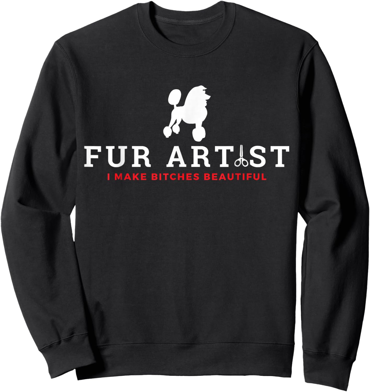 Dog Groomer for Pet Puppy Grooming Stylist Sweatshirt - Sweatshirt | Black