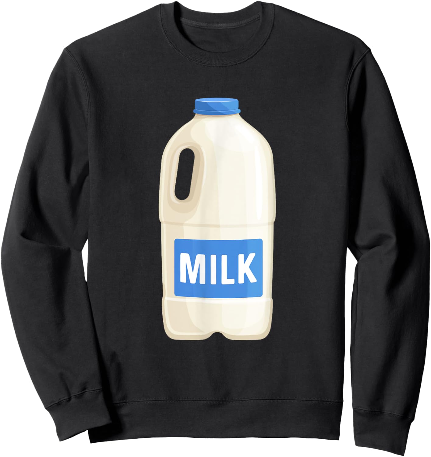 Milk Carton Halloween Costume Funny Halloween Sweatshirt - Sweatshirt | Black