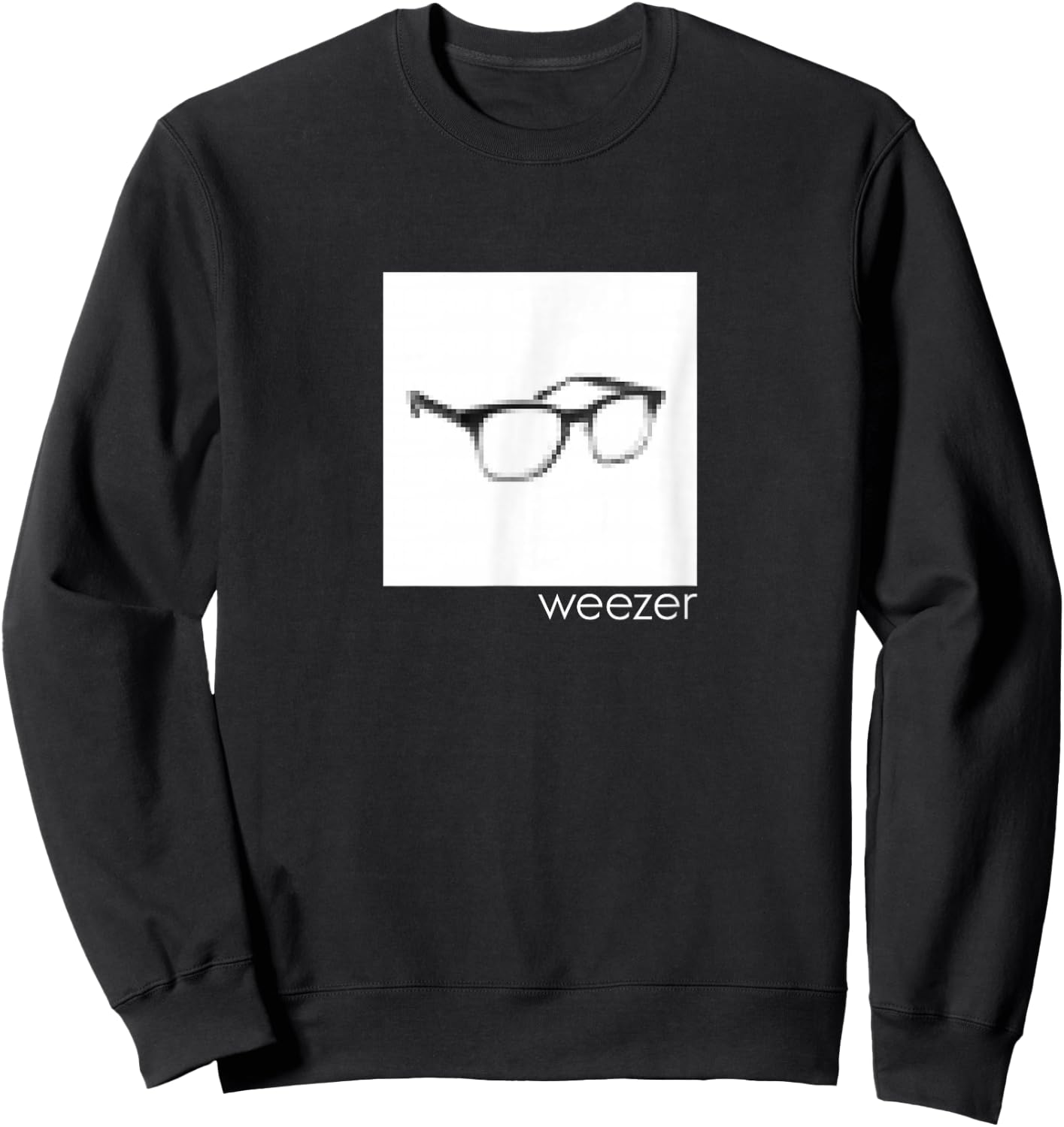 Weezer - Pixel Glasses Sweatshirt - Sweatshirt | Black