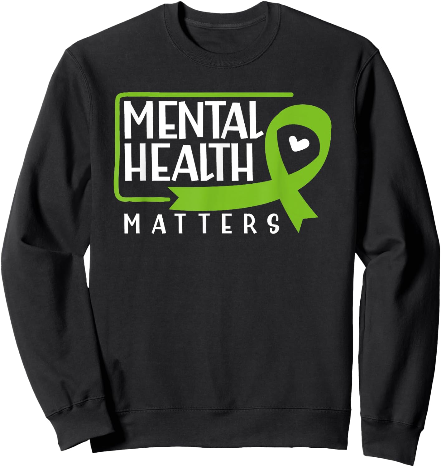 Mental Health Matters Men Women Kids Mental Health Awareness Sweatshirt - Sweatshirt | Black