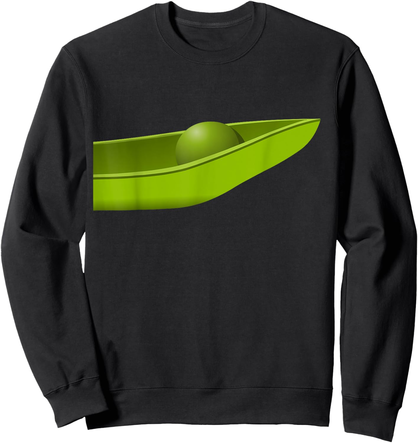 Two Peas in A Pod Matching Couples Costume Halloween Shirt Sweatshirt - Sweatshirt | Black