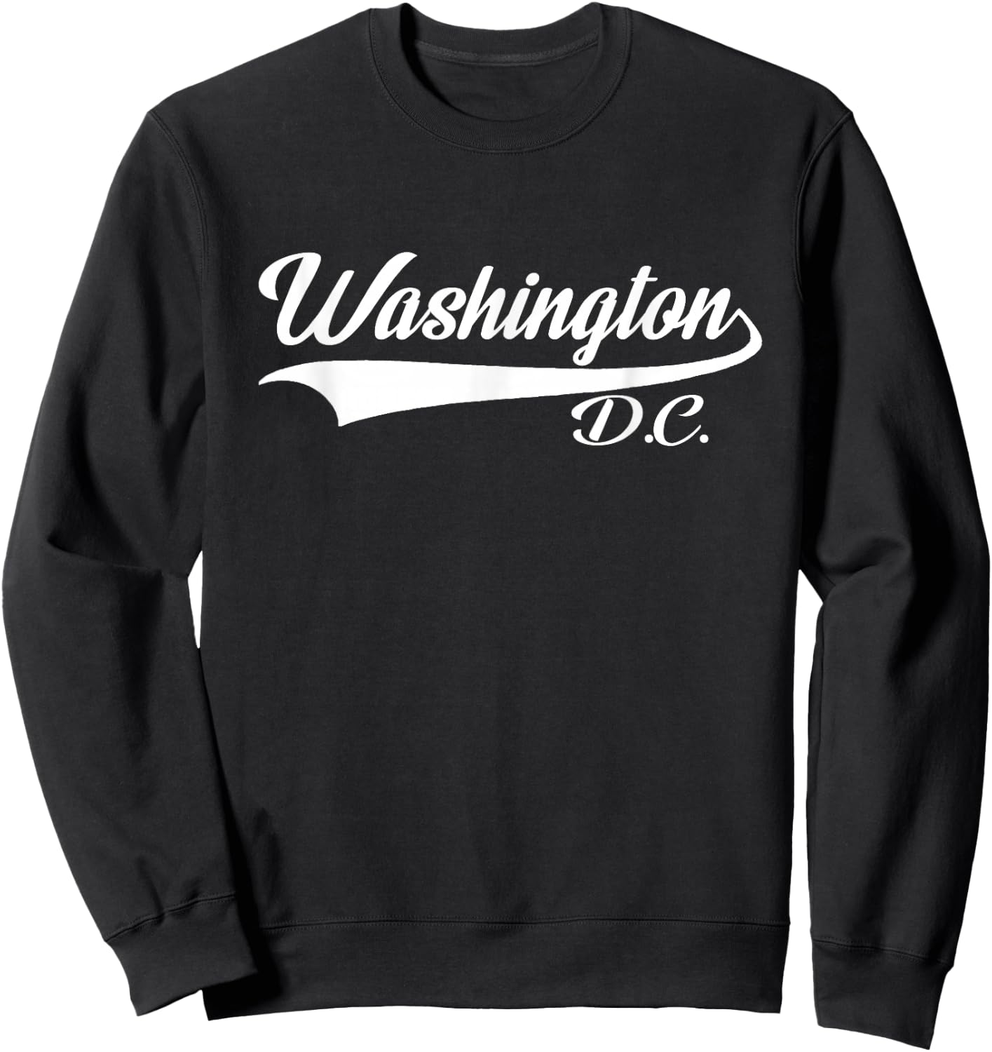 Washington D.C. - District of Colombia - Throwback Classic Sweatshirt - Sweatshirt | Black