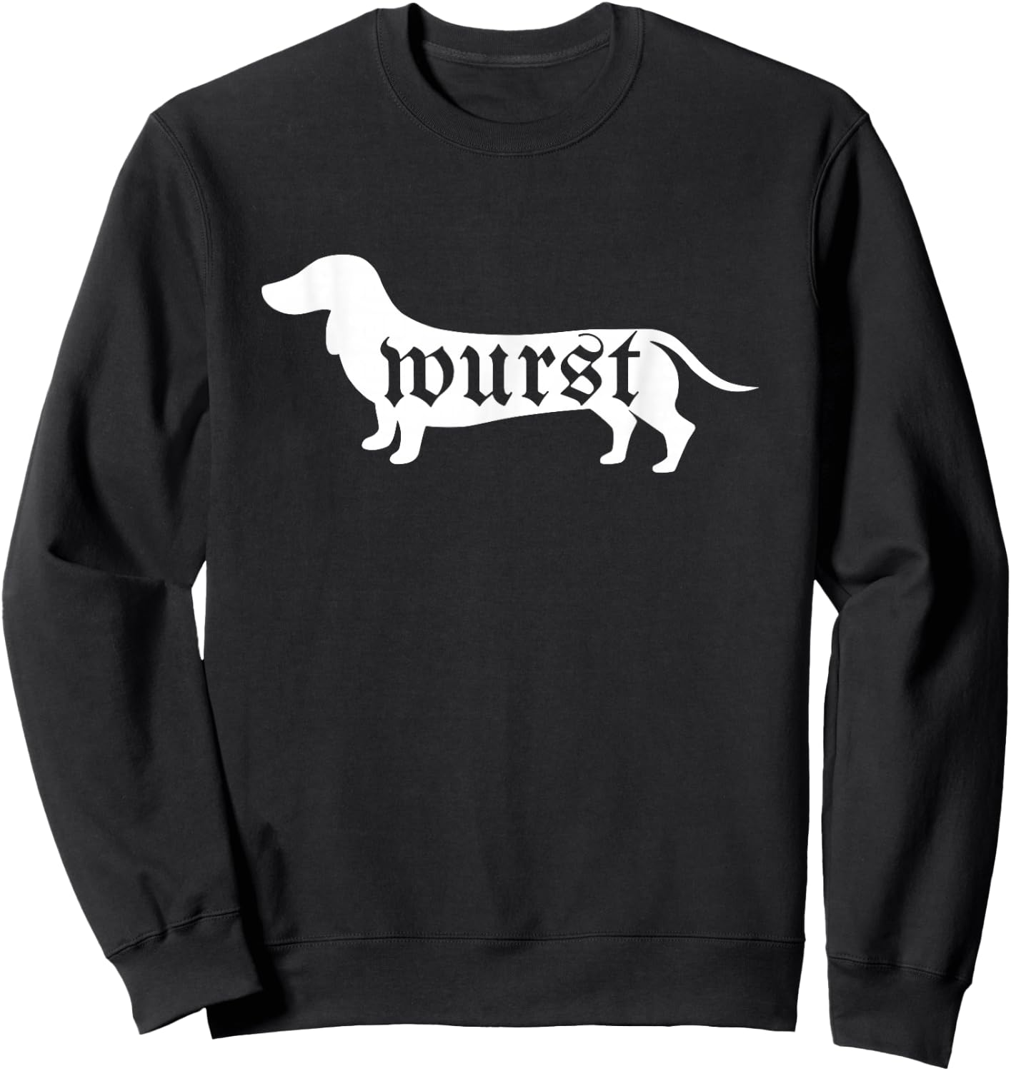 Dachshund Wurst Funny Oktoberfest Costume Wiener Lovers Sweatshirt - Sweatshirt | Black