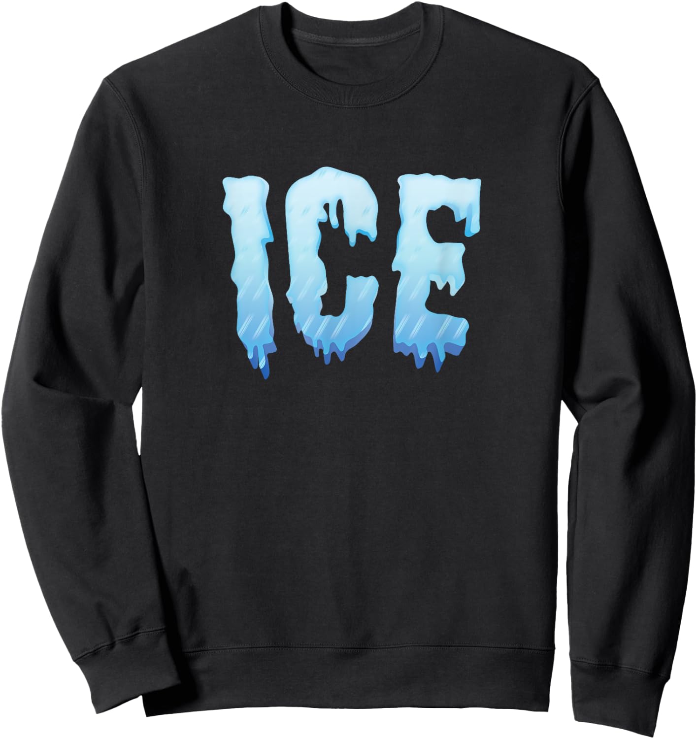 Ice Clothing Matching Outfit Couples Funny Halloween Sweatshirt - Sweatshirt | Black