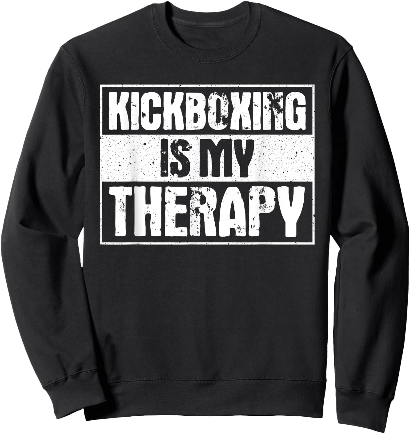 Cool Kickboxing Women Kickboxer Workout Exercise Sweatshirt - Sweatshirt | Black