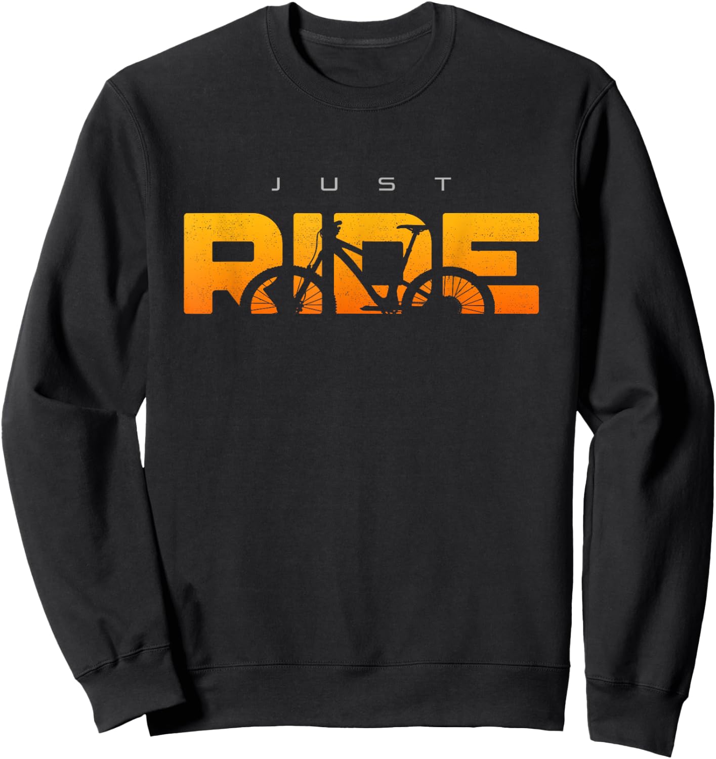 MTB Mountain Bike Apparel - MTB Mountain Bike Sweatshirt - Sweatshirt | Black
