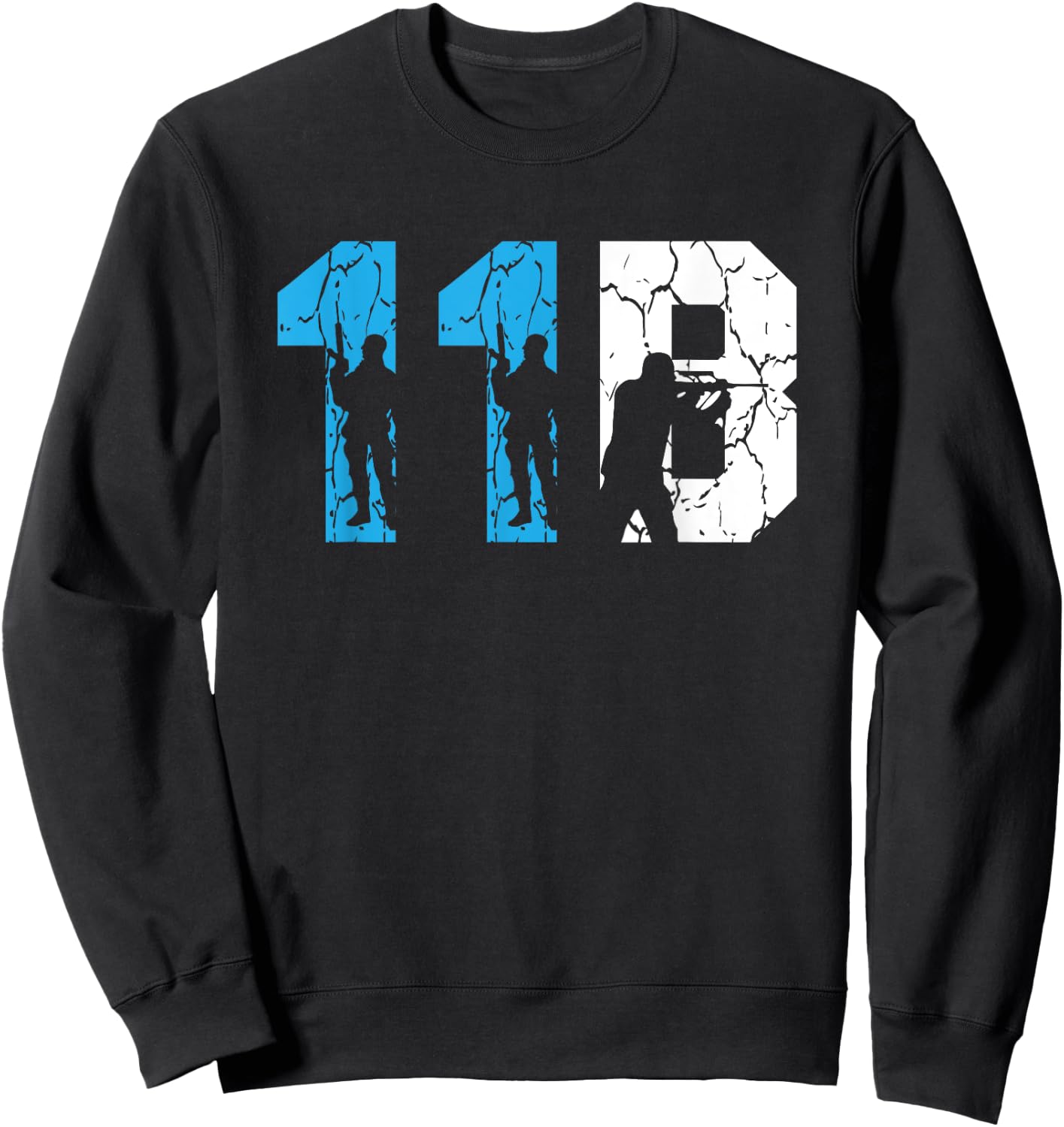 Military 11B Infantry Fort Benning Sweatshirt - Sweatshirt | Black