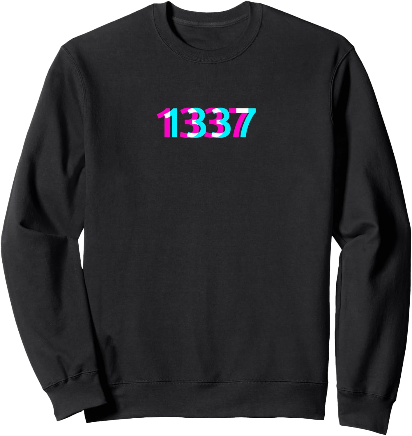 1337 - Programmer Coder Nerd Geek Hacker Gamer Gift Sweatshirt - Sweatshirt | Black