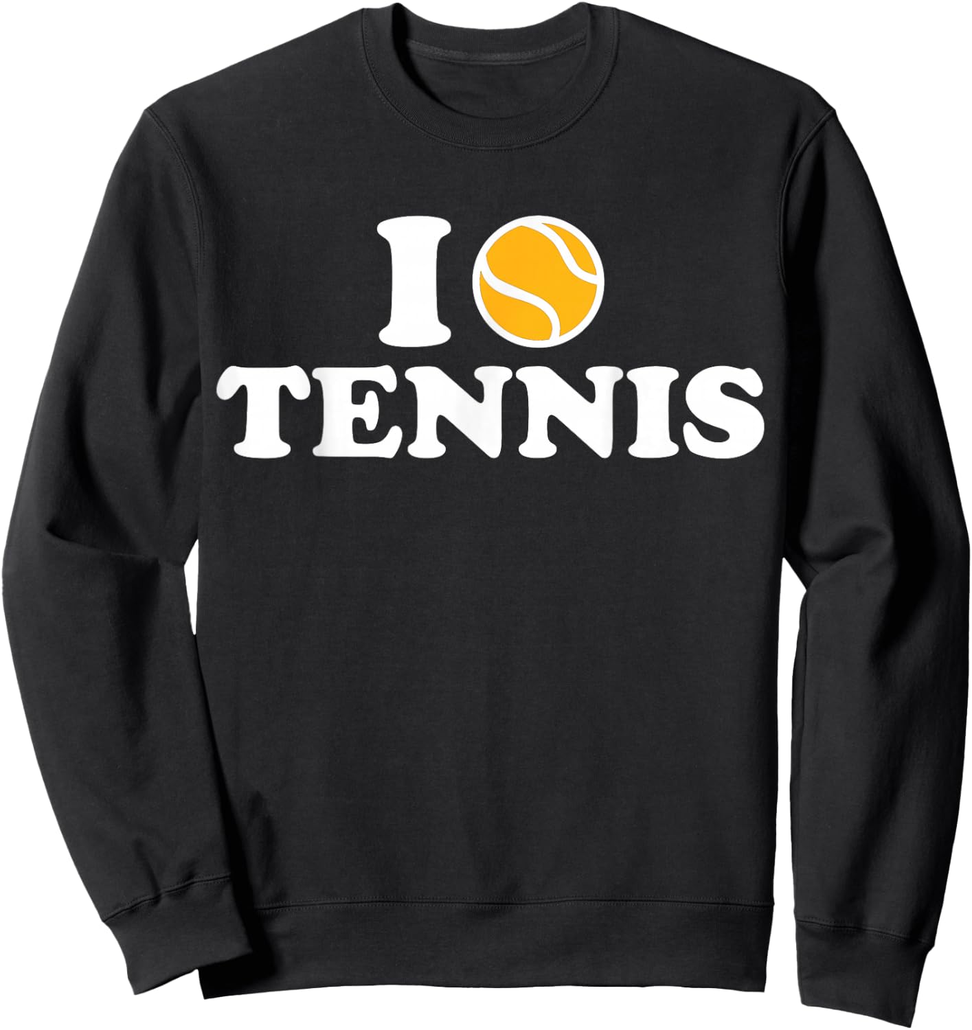 I love Tennis Sweatshirt - Sweatshirt | Black