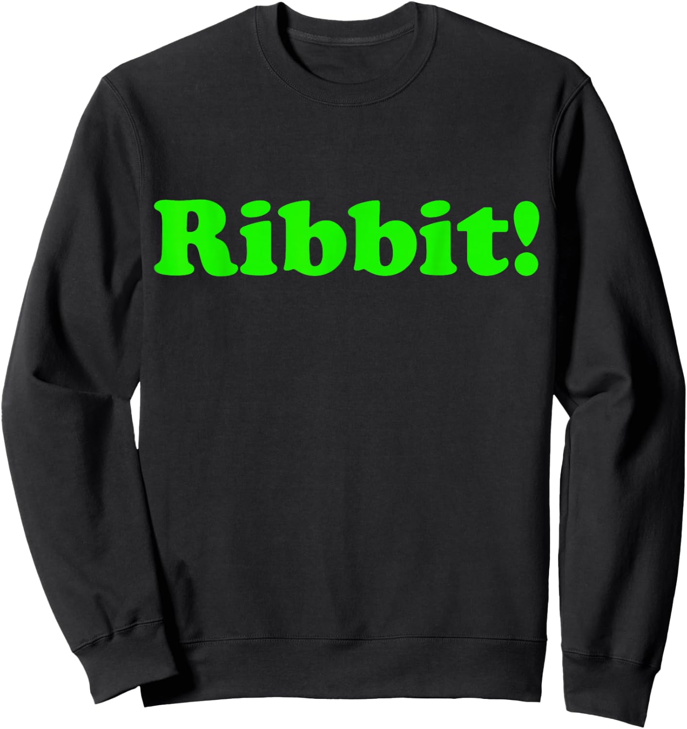 Ribbit Frog Peeper Love Song Croak Noise Funny Cute Toad Fan Sweatshirt - Sweatshirt | Black