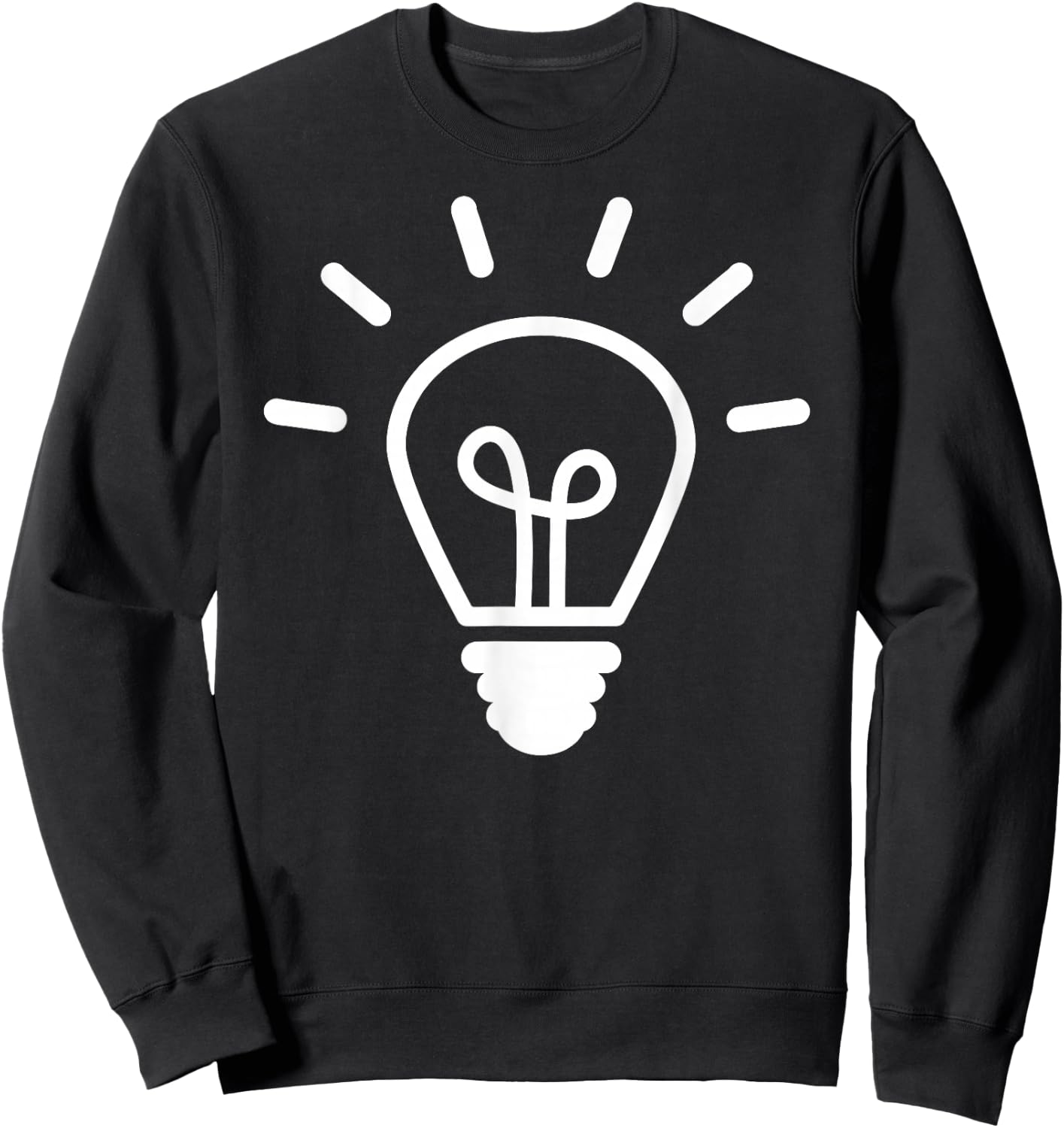 Light Bulb Sweatshirt - Sweatshirt | Black