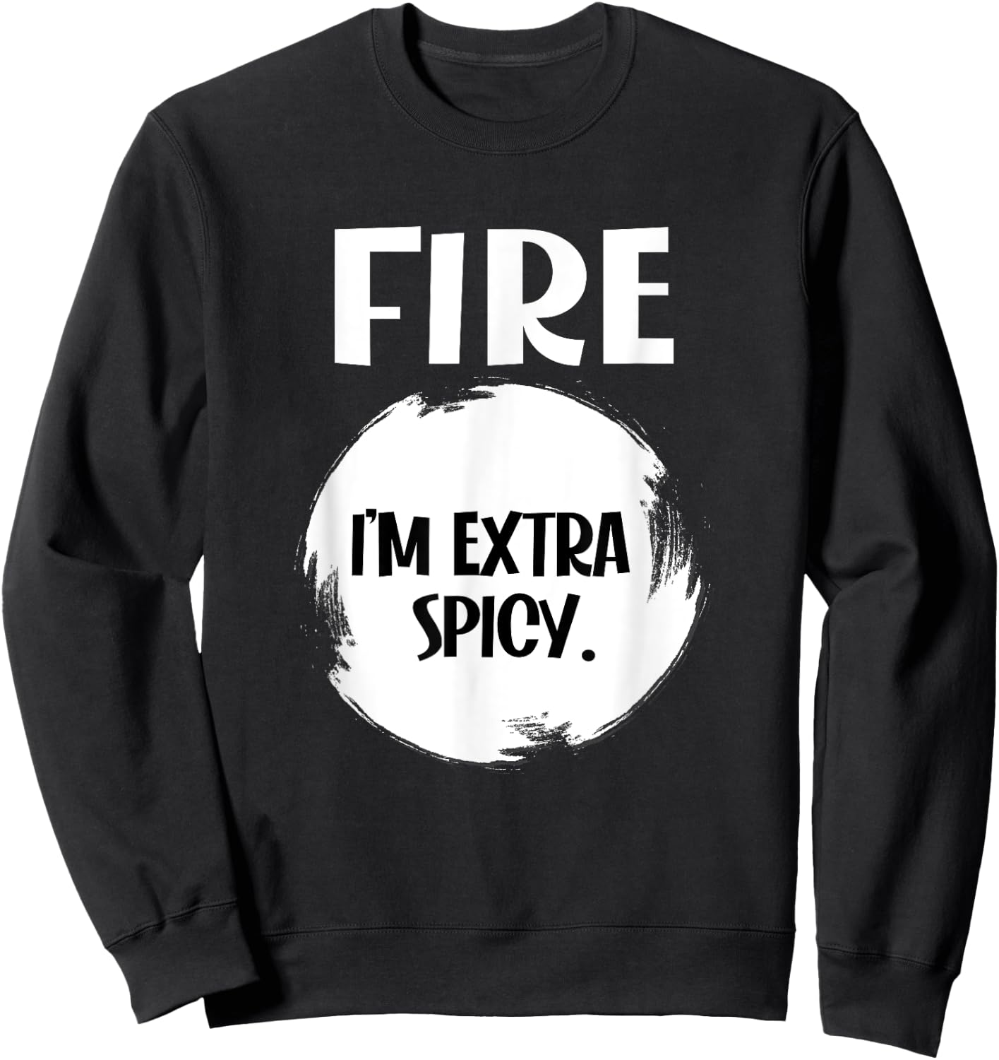 FIRE - Hot Packet Funny Taco Matching Halloween Costume Sweatshirt - Sweatshirt | Black