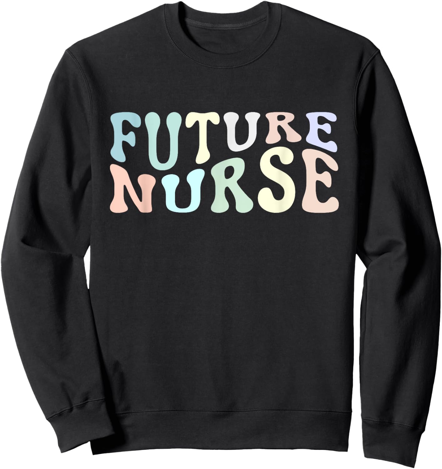 Future Nurse Registered Nurse RN Sweatshirt - Sweatshirt | Black