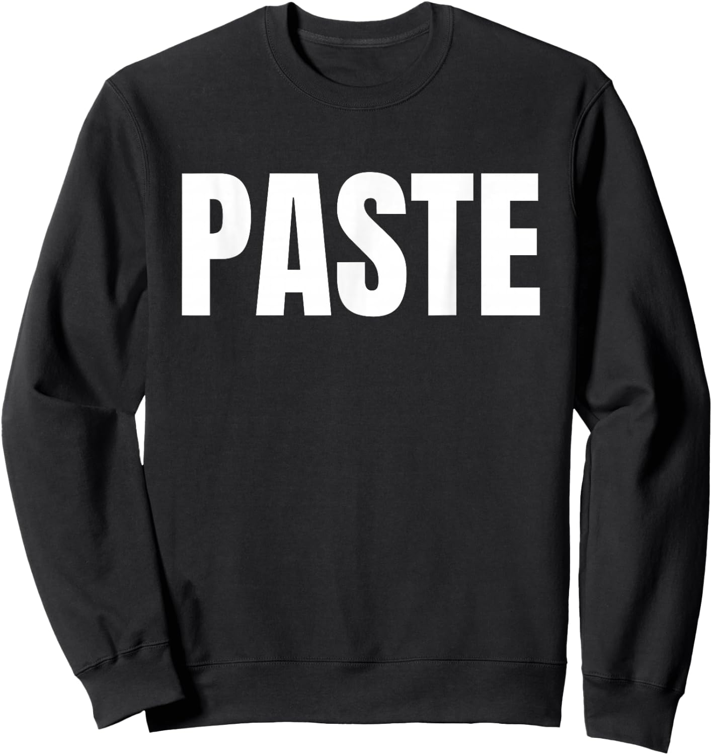 Copy And Paste Matching Partners And Twin Siblings Sweatshirt - Sweatshirt | Black