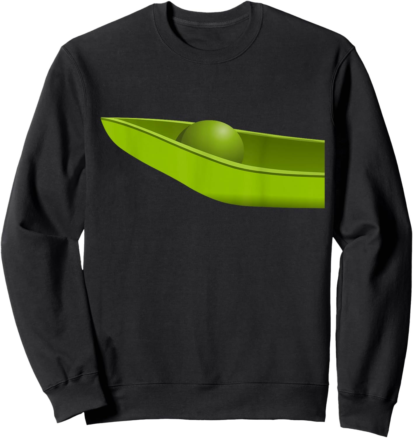 Two Peas in A Pod Matching Couples Costume Halloween Shirt Sweatshirt - Sweatshirt | Black