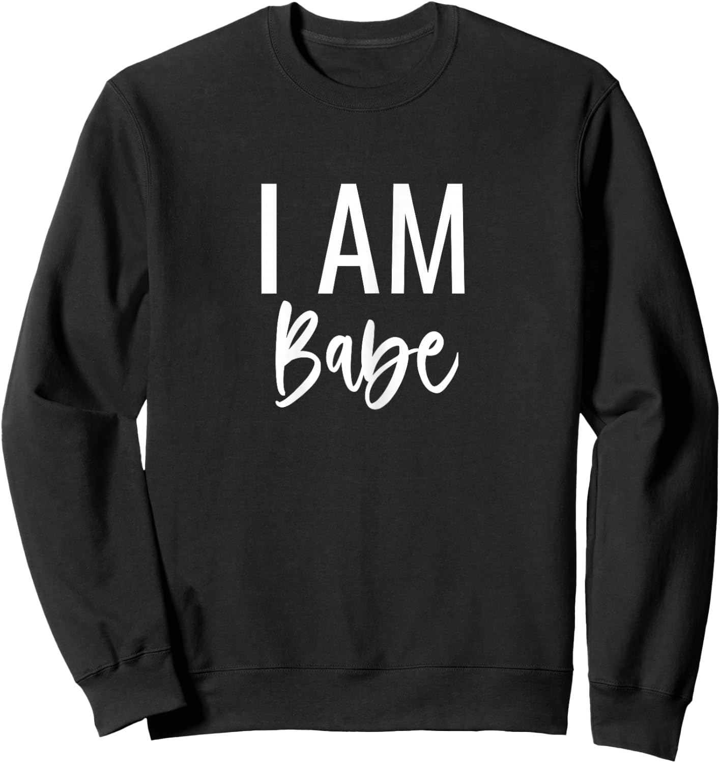 If Lost Return To Babe I Am Babe Matching Couples Sweatshirt - Sweatshirt | Black
