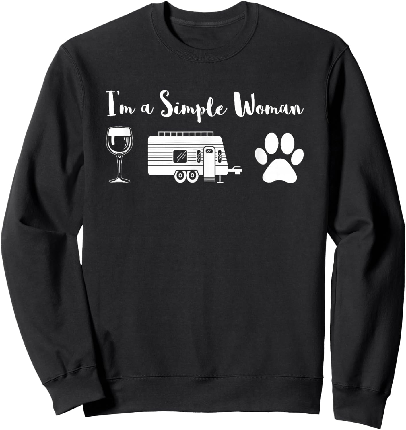 Wine Shirt Women Wine-Lover Gifts for Winemaker Red Wine Sweatshirt - Sweatshirt | Black