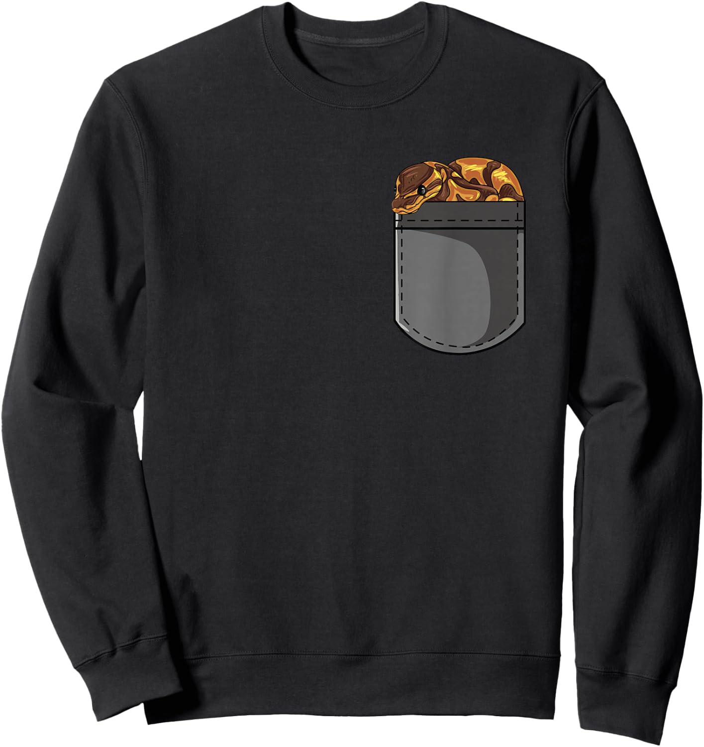 Snake Lovers - I Love Mine Sweatshirt - Sweatshirt | Black