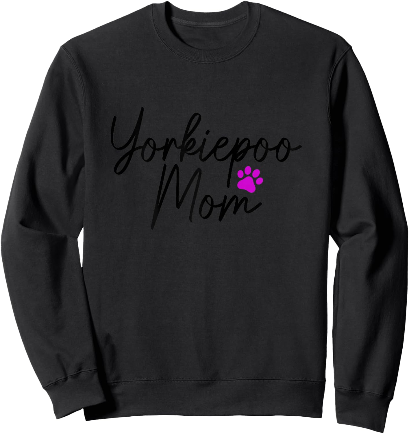Yorkiepoo Mom Dog Owner Yorkiepoo Mama Sweatshirt - Sweatshirt | Black