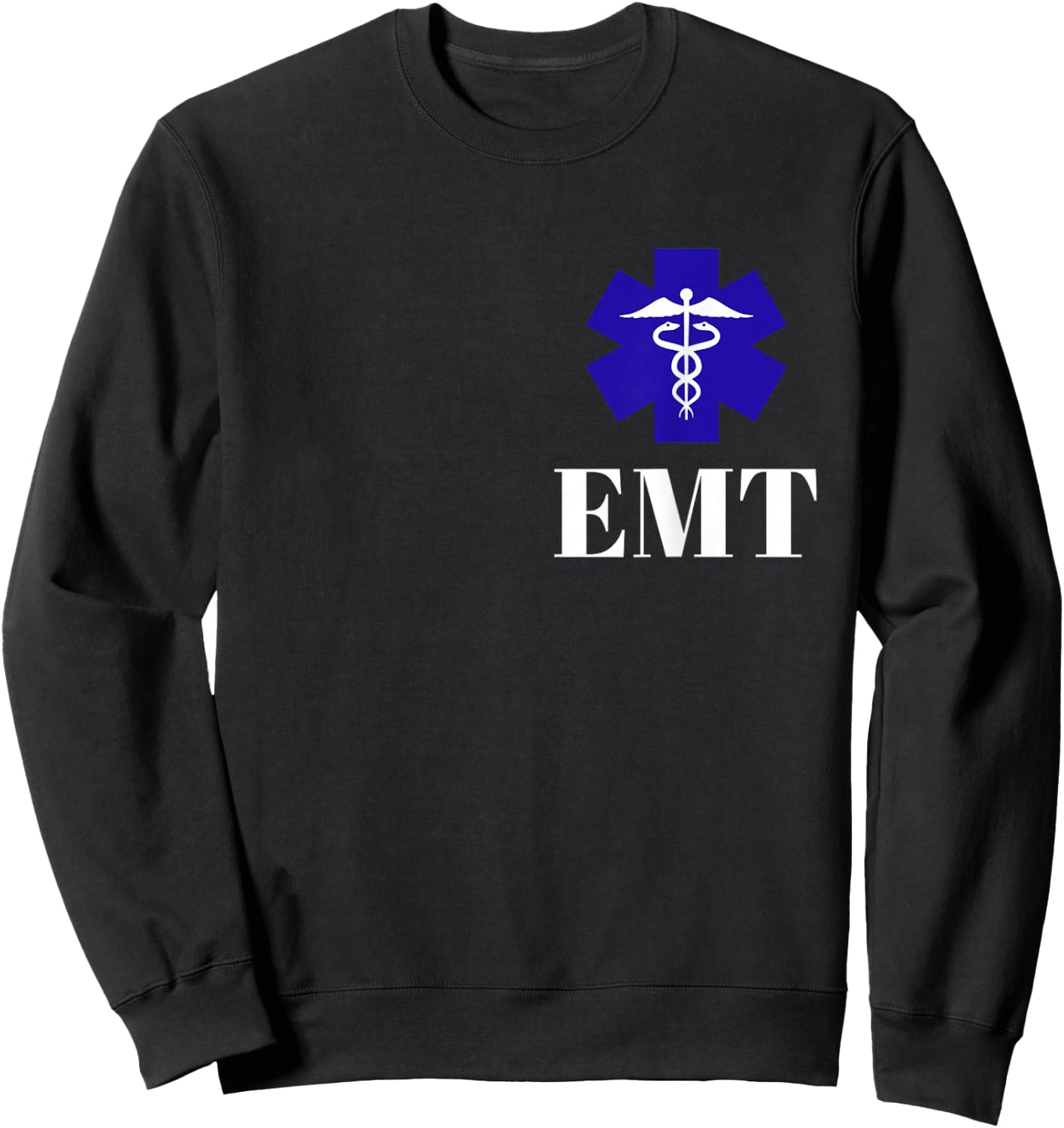 EMT Emergency First Responder T Shirt Paramedic Uniform Sweatshirt - Sweatshirt | Black