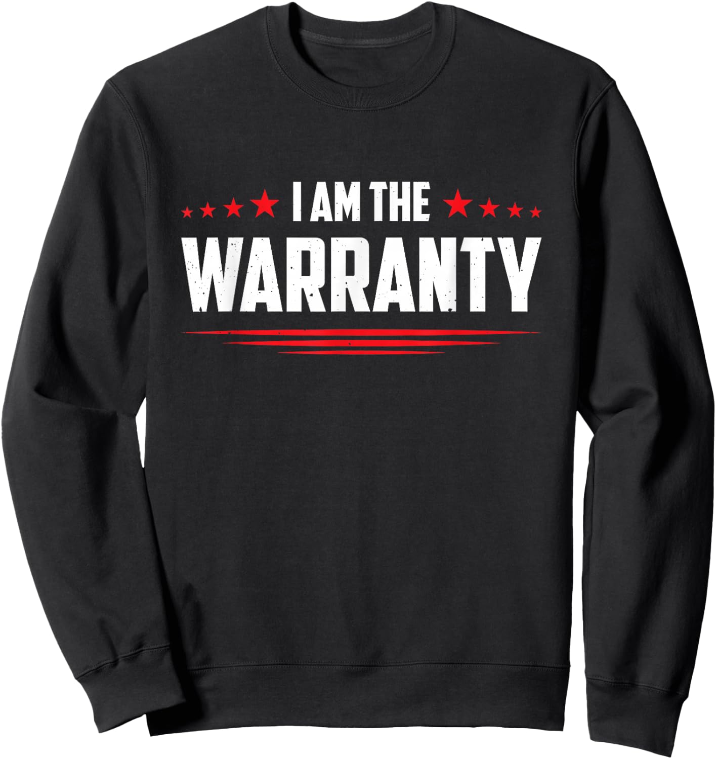 Car Mechanic Repair Vehicles Handyman I Am The Warranty , Small, Black Sweatshirt - Sweatshirt | Black