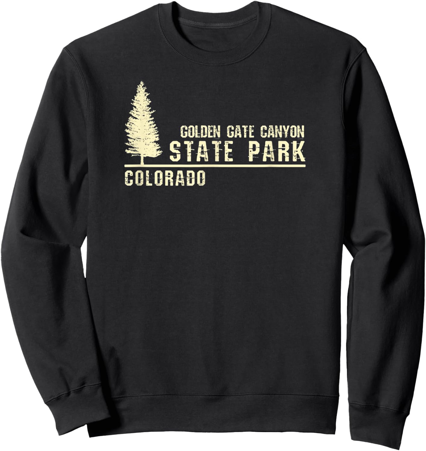 CO Souvenir - Golden Gate Canyon State Park Sweatshirt - Sweatshirt | Black