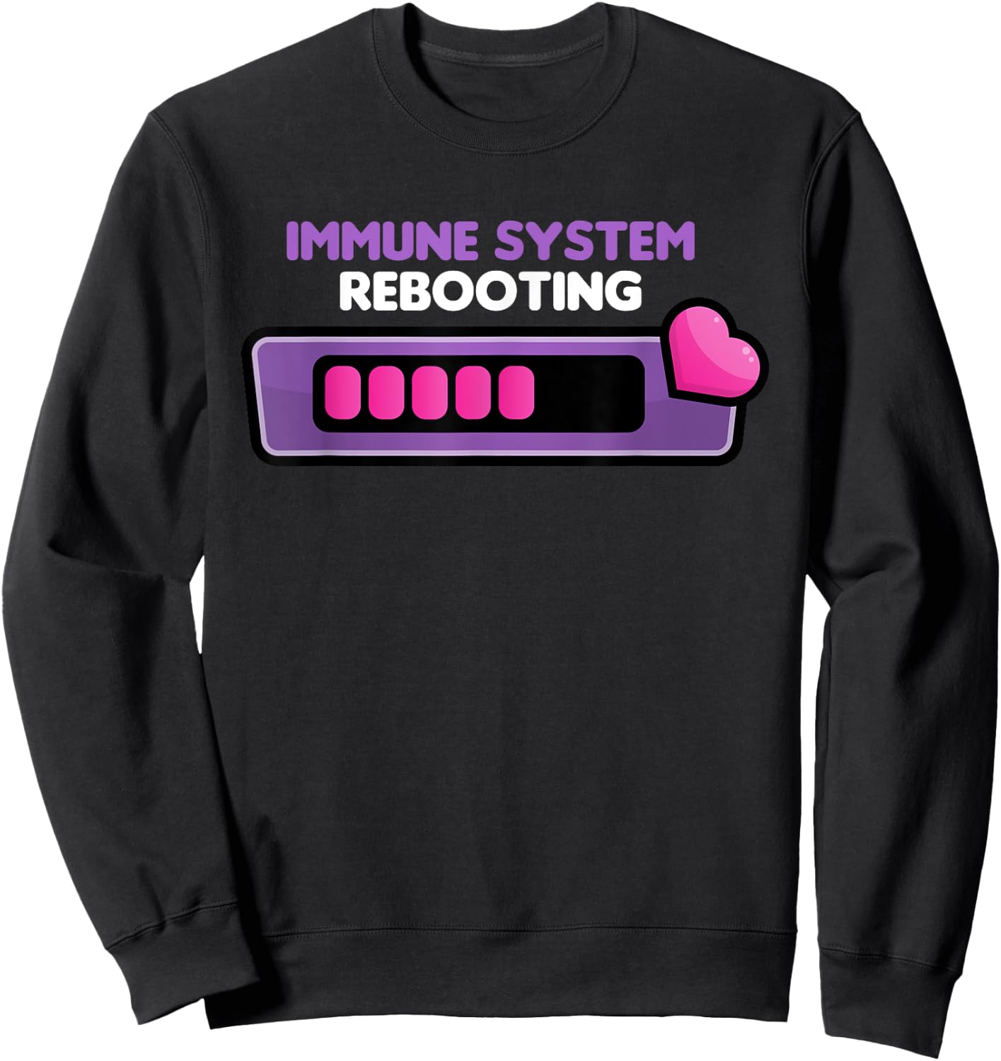 Lupus Awareness Support Purple Lupus Funny Immune System Sweatshirt - Sweatshirt | Black