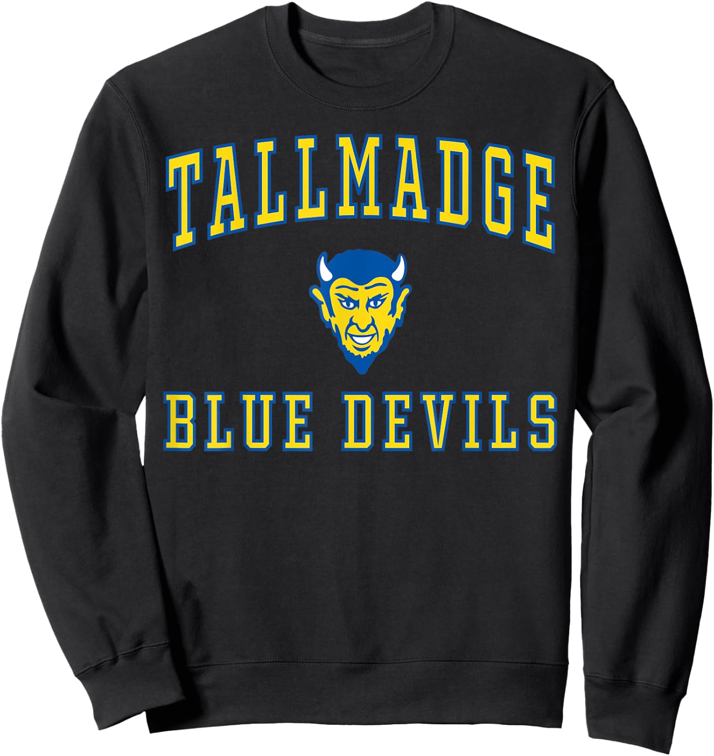 Tallmadge High School Blue Devils C1 Sweatshirt - Sweatshirt | Black