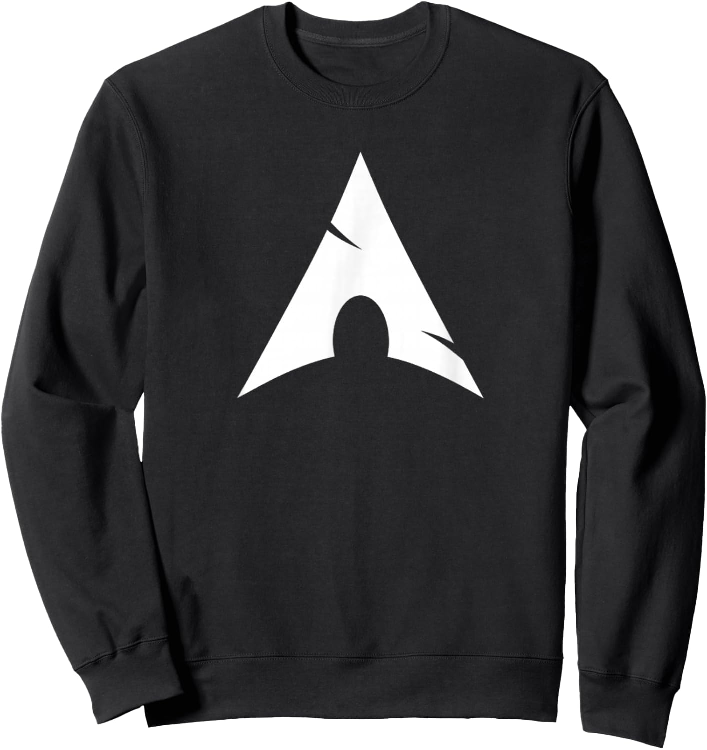 Arch Linux lover with White Logo Open Source Os Sweatshirt - Sweatshirt | Black