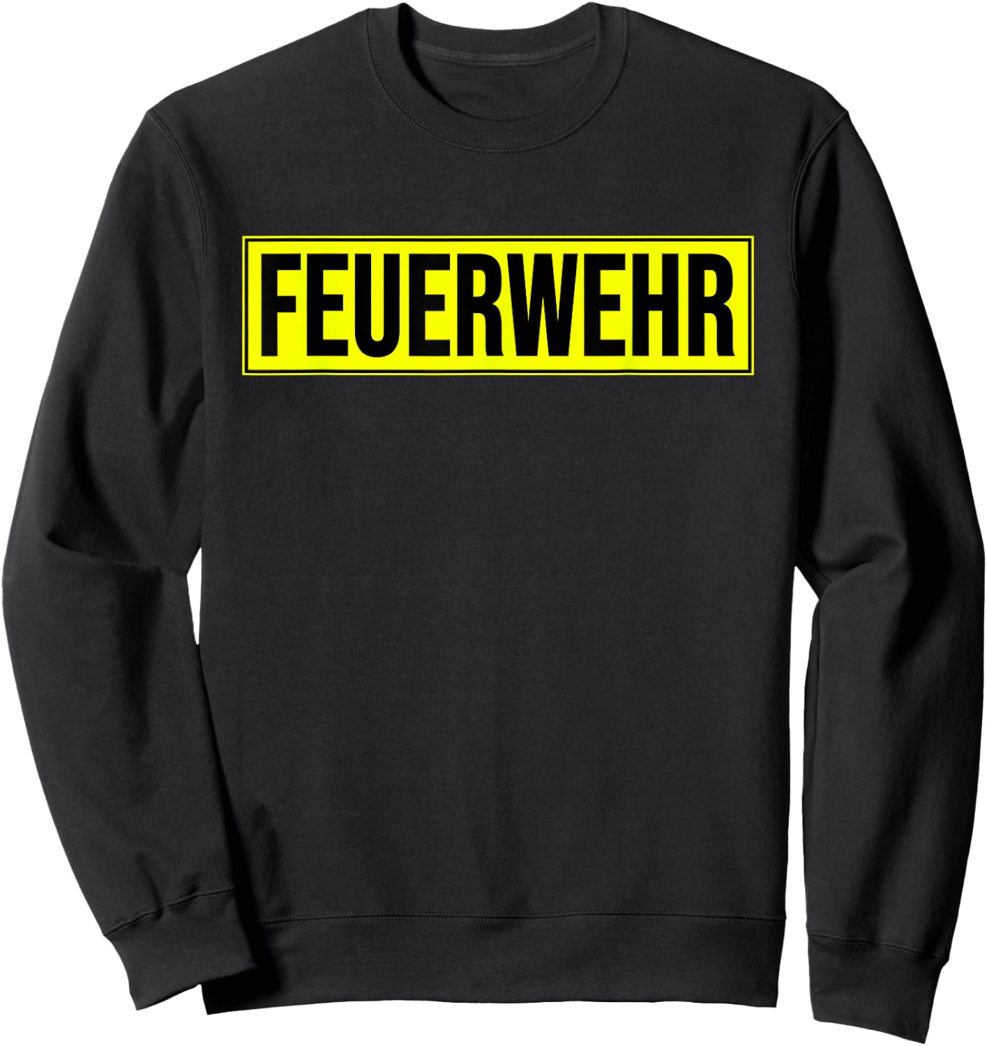 Feuerwehr German Fire Department Brigade Germany Uniform Sweatshirt - Sweatshirt | Black