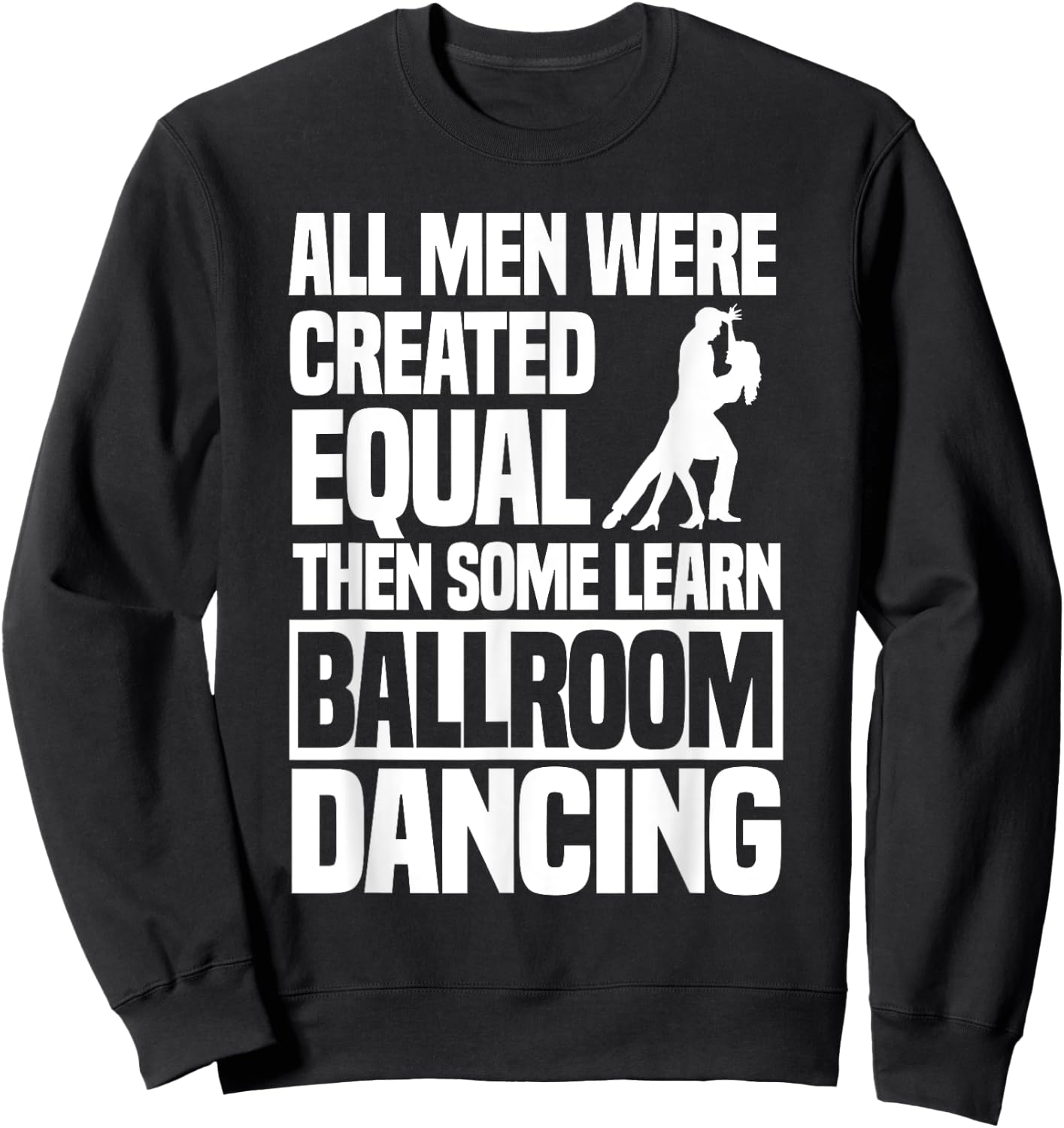Ballroom Dancing Dancer Apparel -Adults Black Short Sleeve Small Classic Fit Modern Lace Embellishment Dance Sweatshirt - Sweatshirt | Black