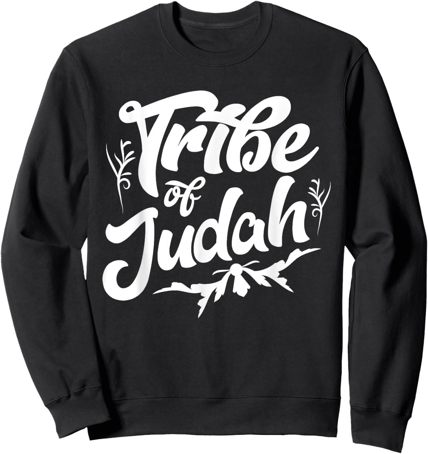 Hebrew Israelite Clothing Lion Tribe of Judah Torah Yah God Sweatshirt - Sweatshirt | Black