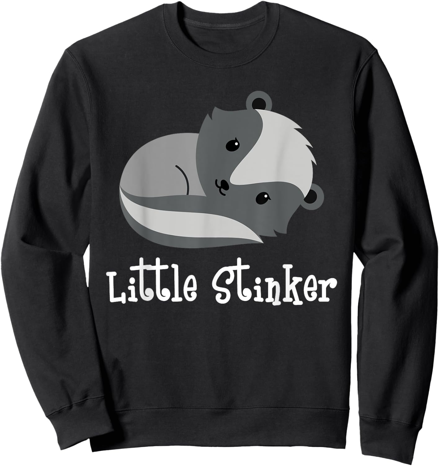 Little Stinker - Skunk Owner Zoologist Zookeeper Pet Lover Sweatshirt - Sweatshirt | Black