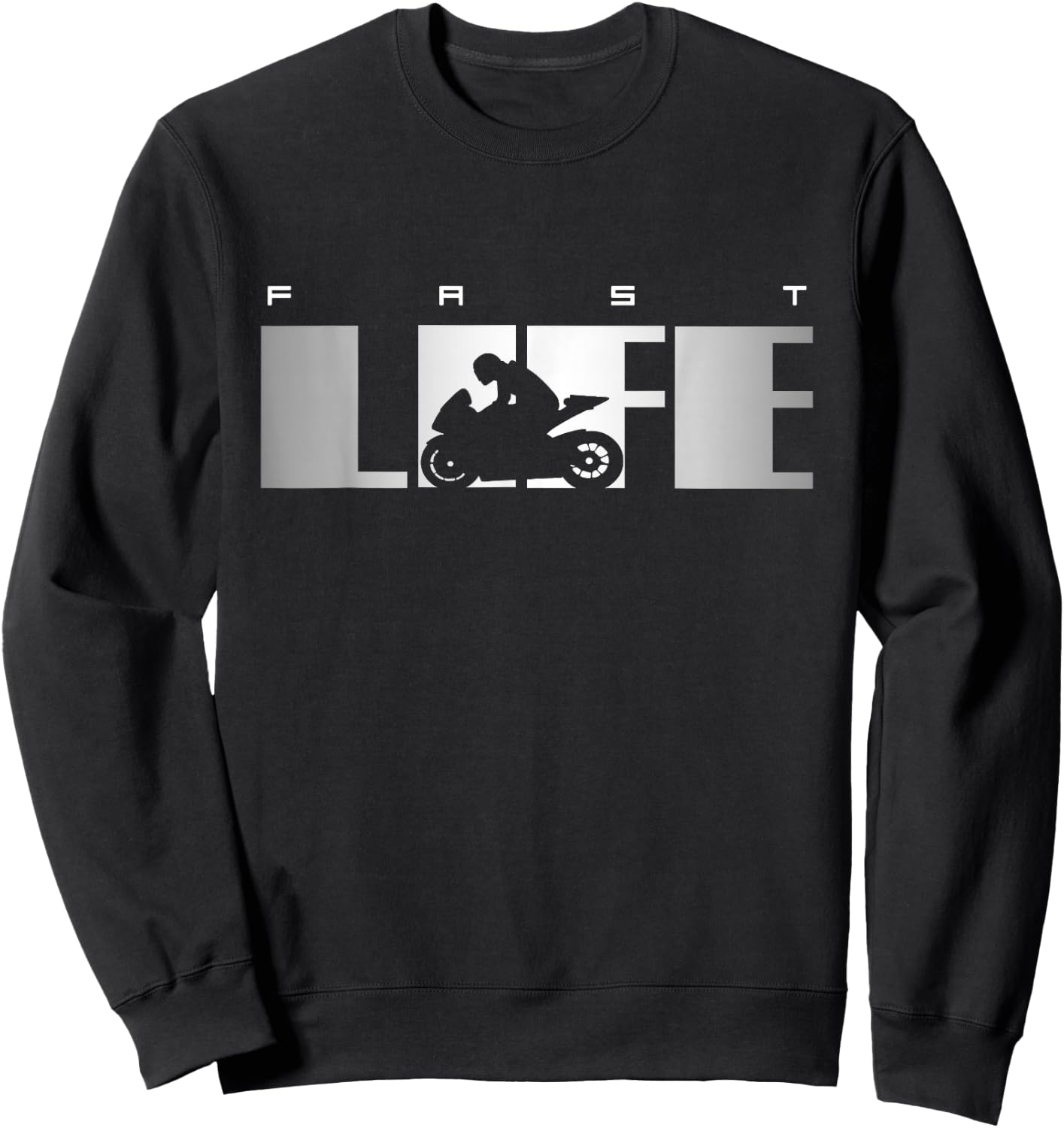 Motorcycle Sweatshirt - Sweatshirt | Black