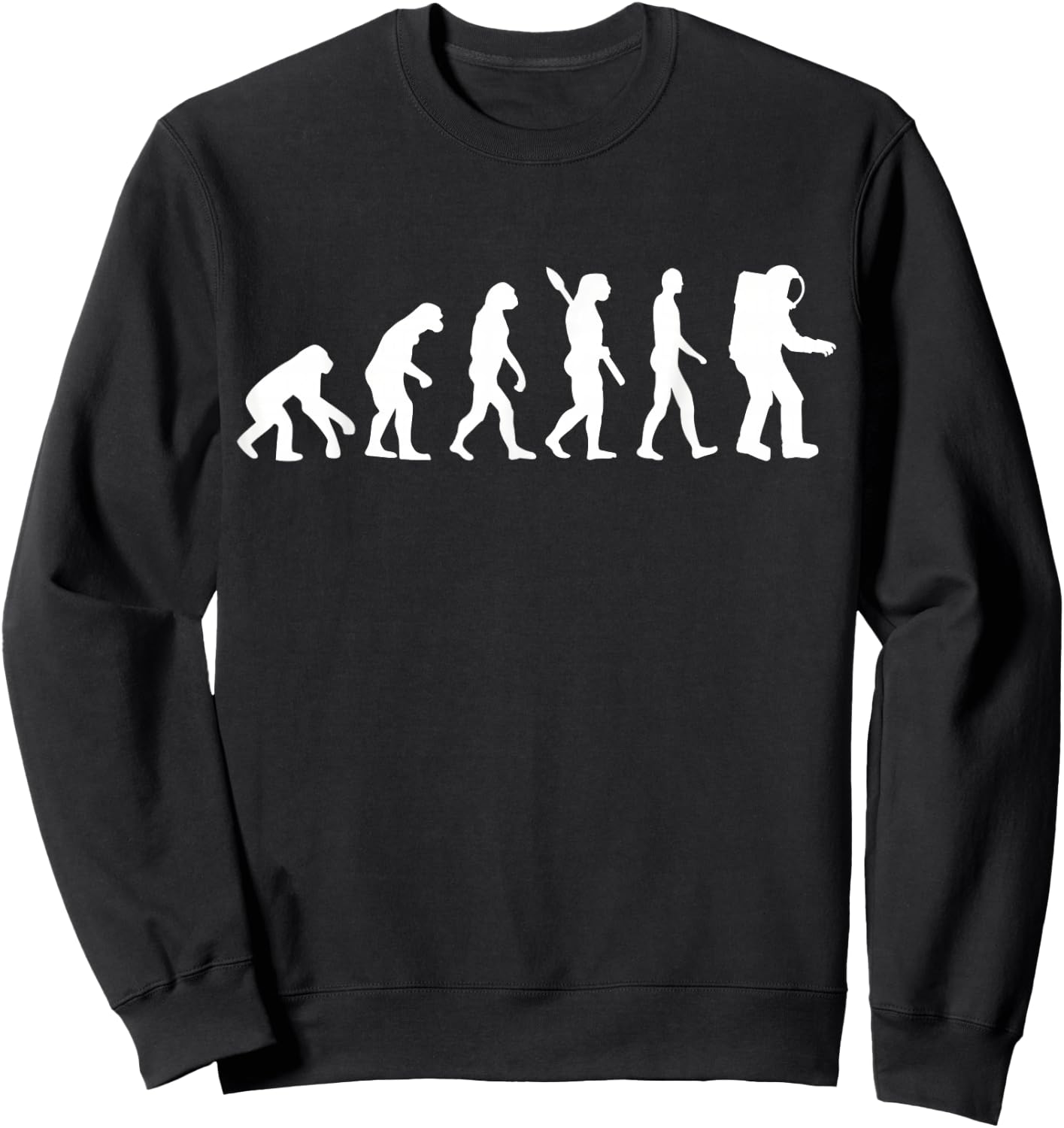 Evolution Astronaut Sweatshirt - Sweatshirt | Black