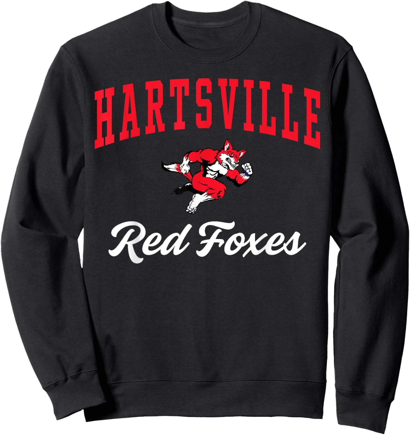Hartsville High School Red Foxes C3 Sweatshirt - Sweatshirt | Black