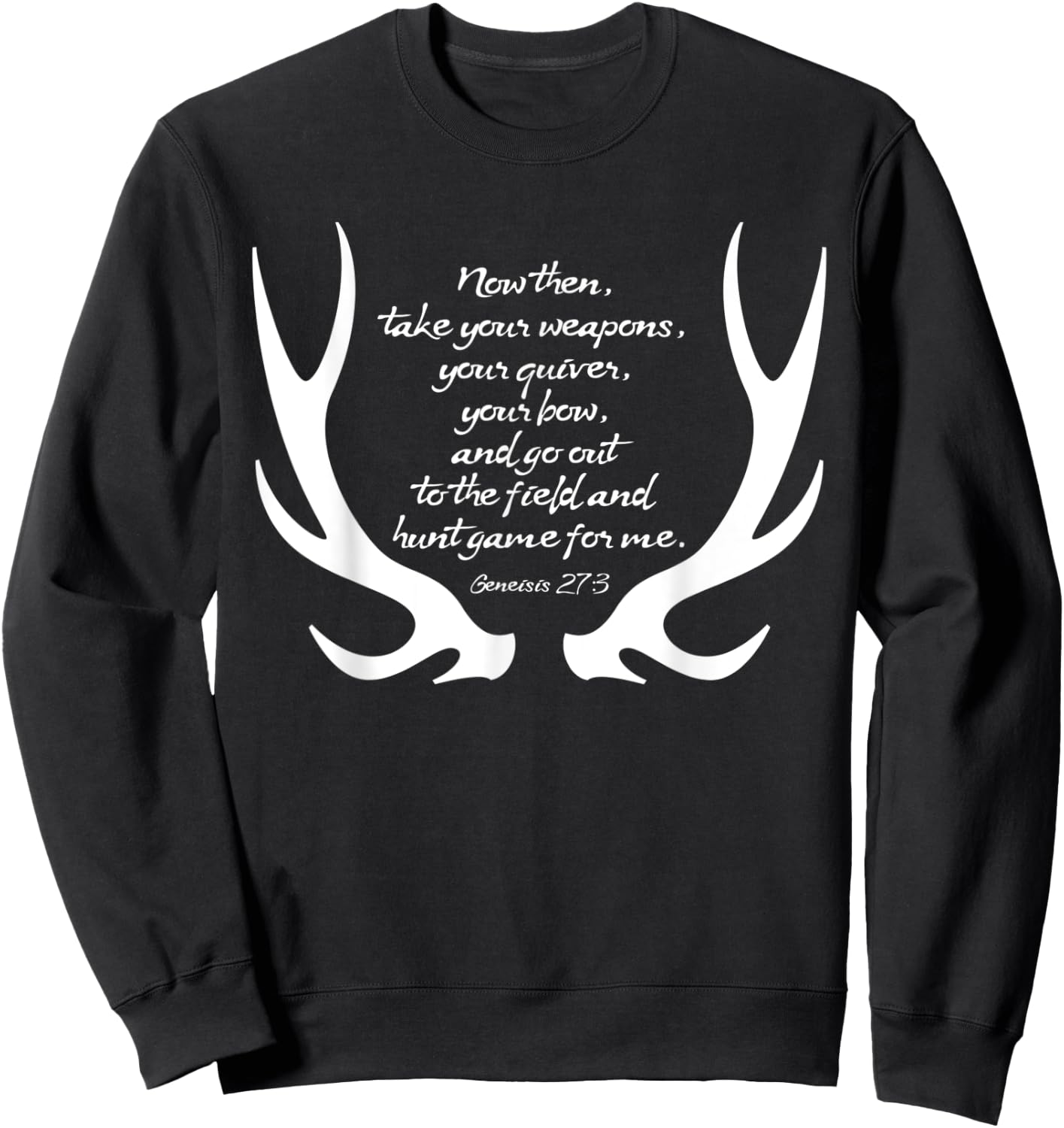 Hunting Men's Apparel Hunter Genesis 27:3 Sweatshirt - Sweatshirt | Black