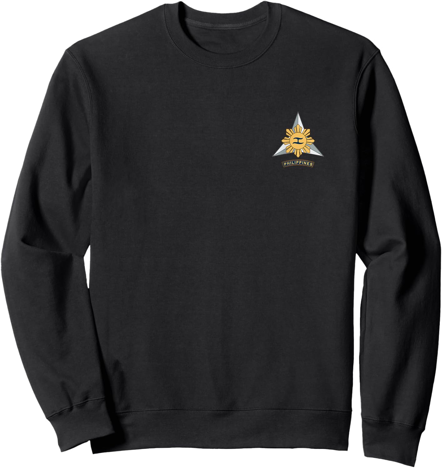 Philippine Army Military Troops Filipino Patriot Sweatshirt - Sweatshirt | Black