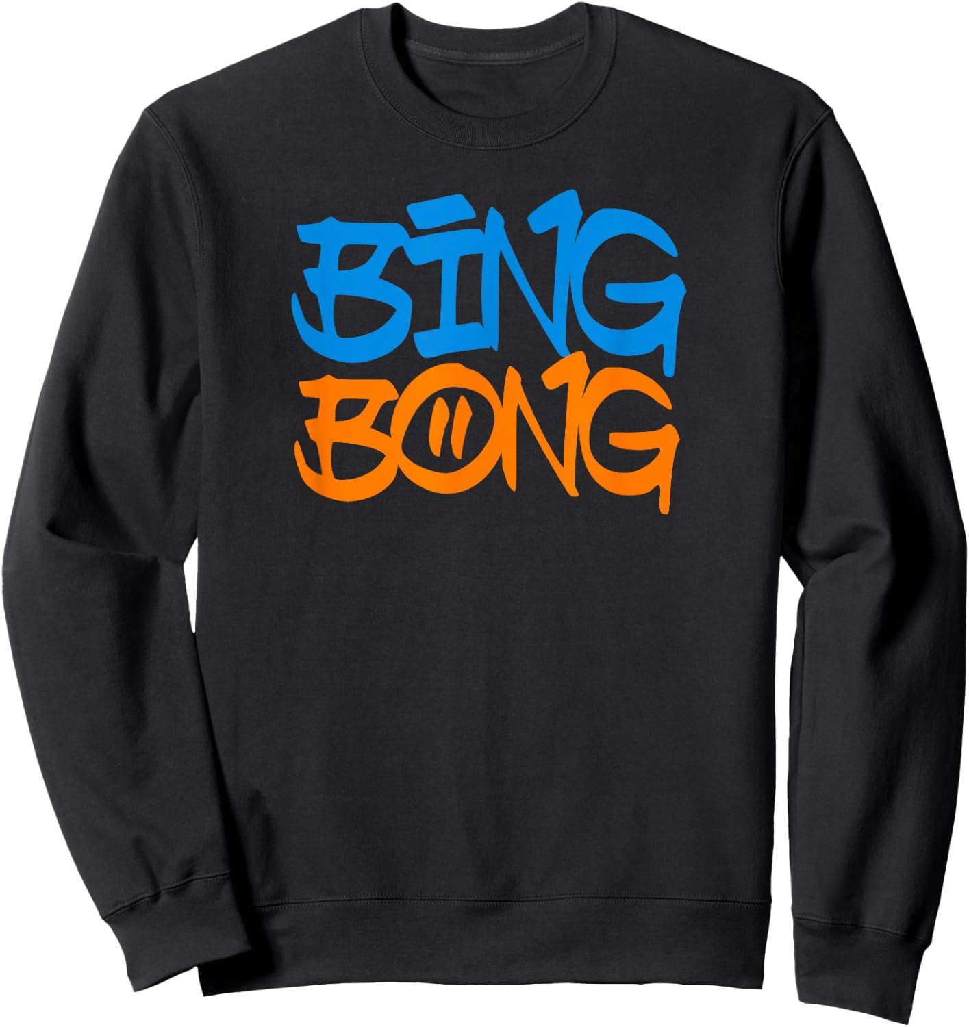 Funny NYC Subway Bing Bong Rally Sound Sweatshirt - Sweatshirt | Black