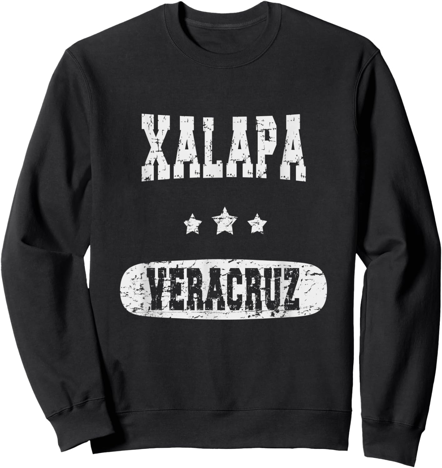 Vintage Xalapa, Veracruz Sweatshirt - Sweatshirt | Black
